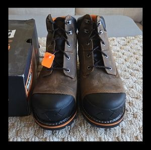 Timberland Pro work boots 13W brown leather